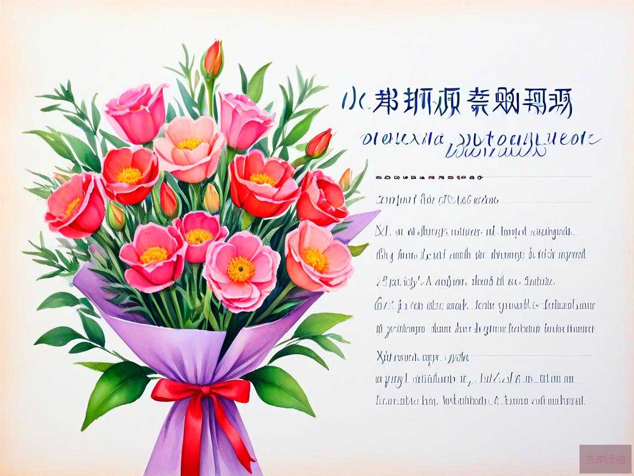 送给老师鲜花的祝福语