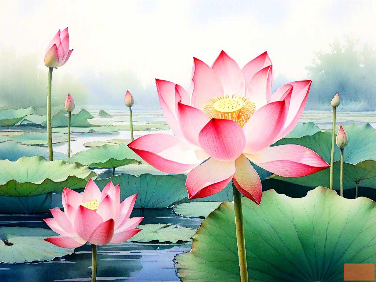 荷花与莲花的象征意义