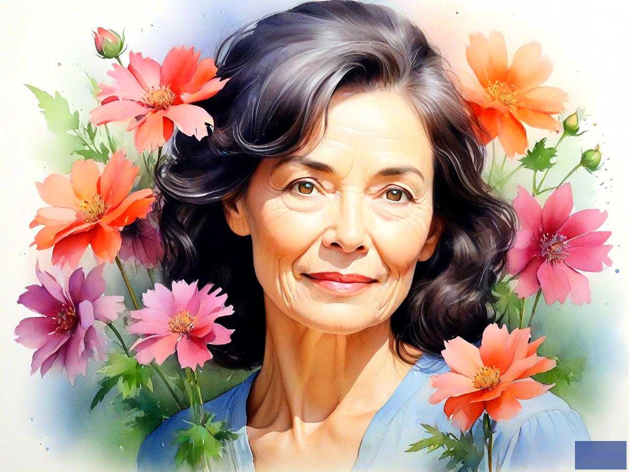 60岁的女人是什么花