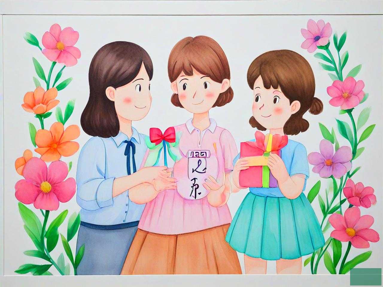 教师节折什么送给老师