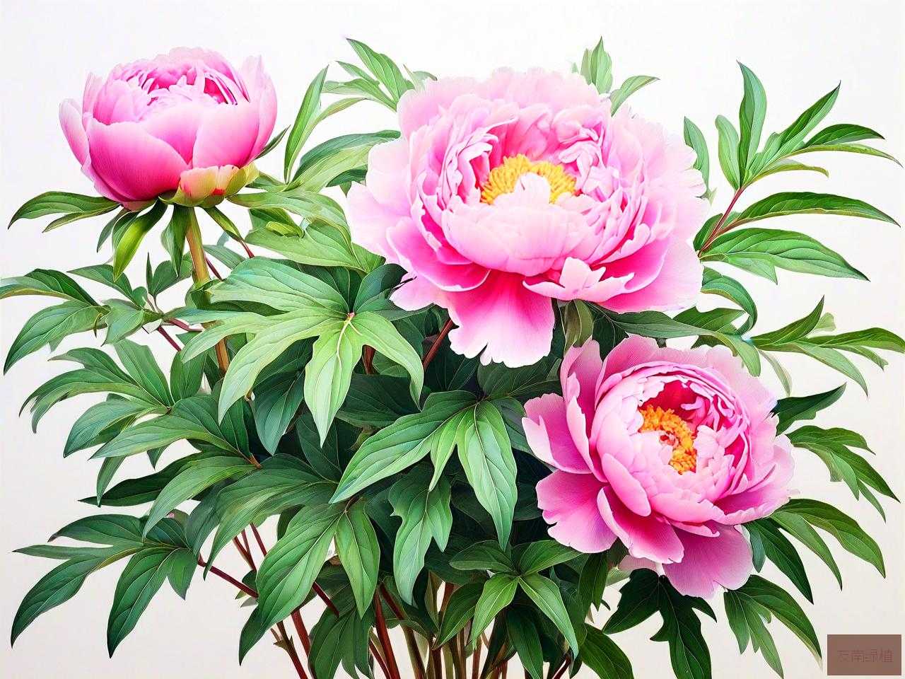 牡丹花的叶子长什么样子