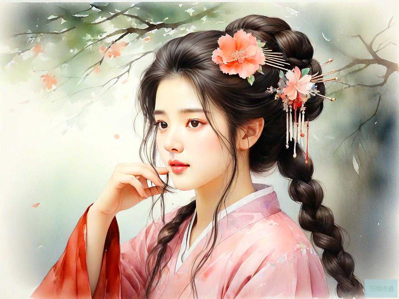 梳头花落未成荫的意思
