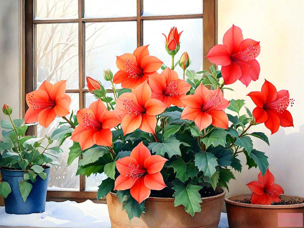 冬天适合养在室内的花
