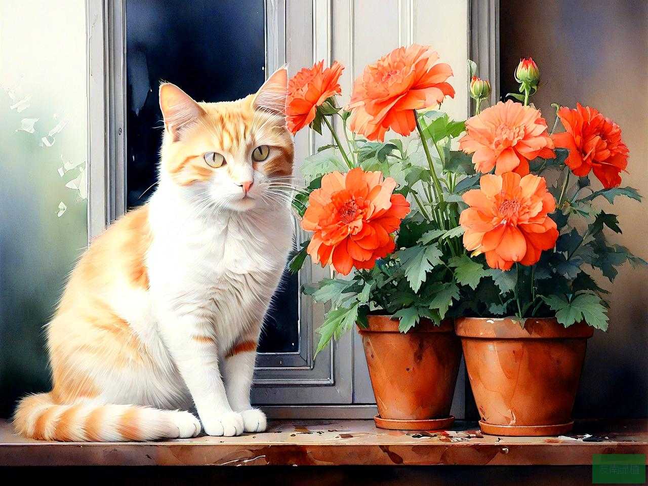 养猫家里不能养什么花