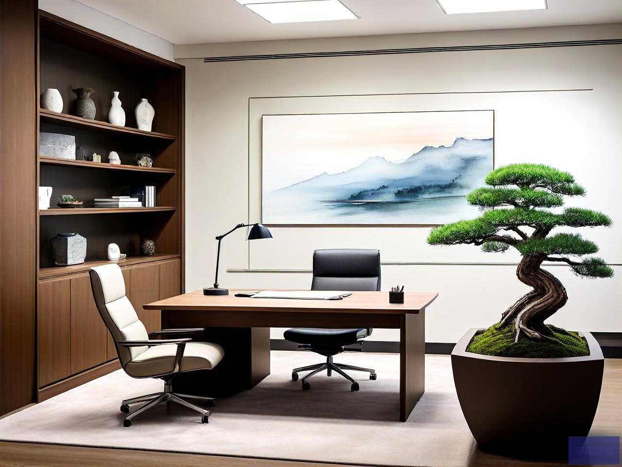 领导办公室放什么盆景