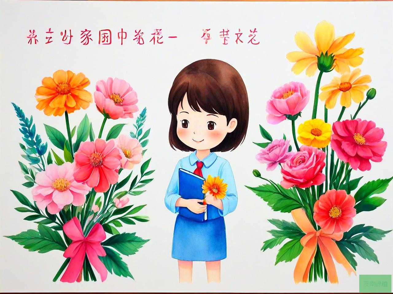 学生应该给老师送什么花