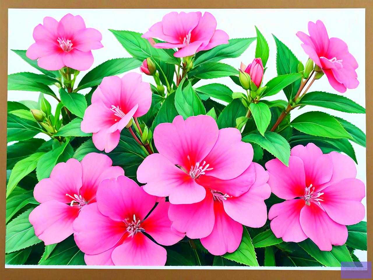 凤仙花自然笔记一等奖