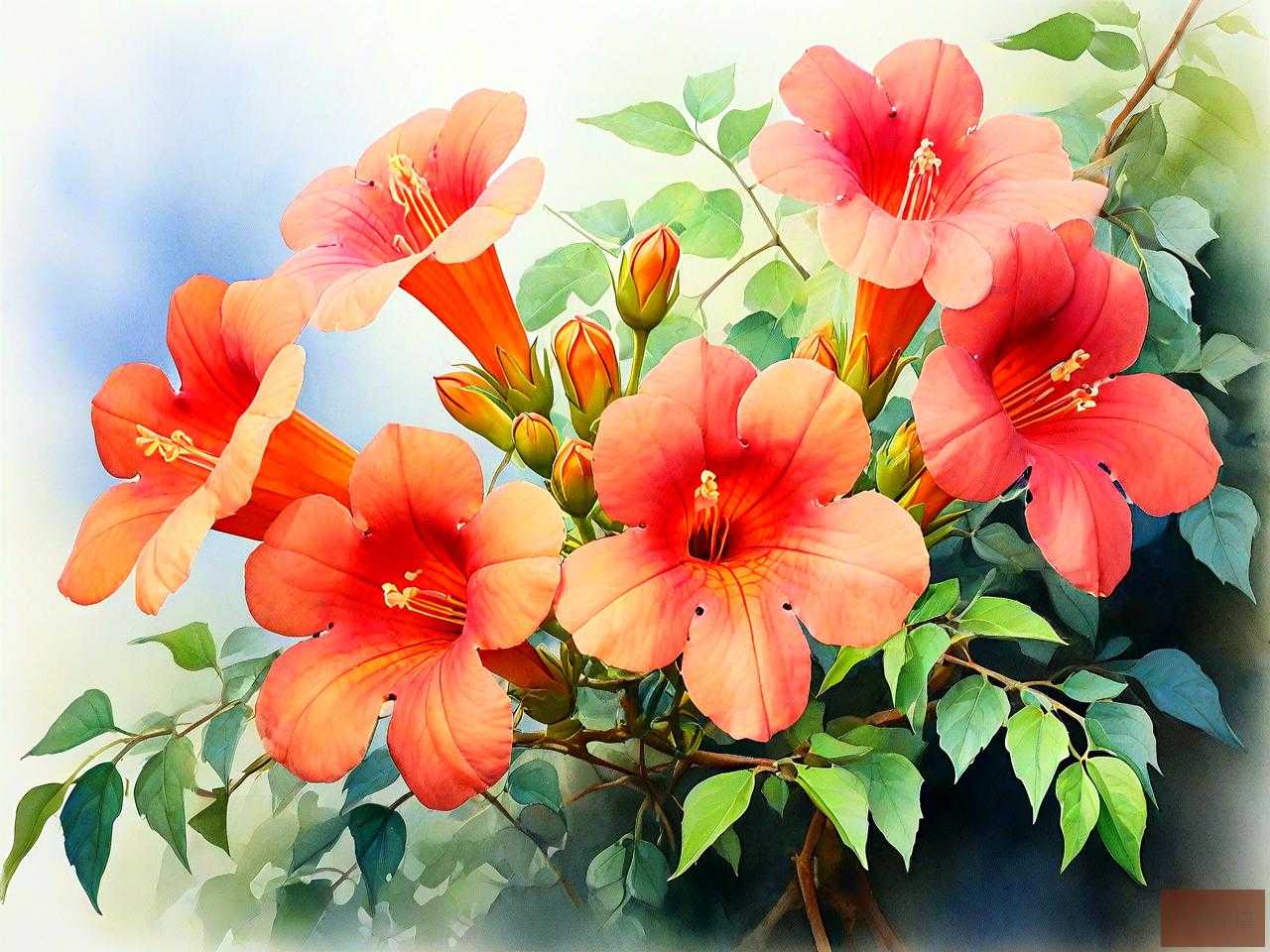 凌霄花在什么季节开放