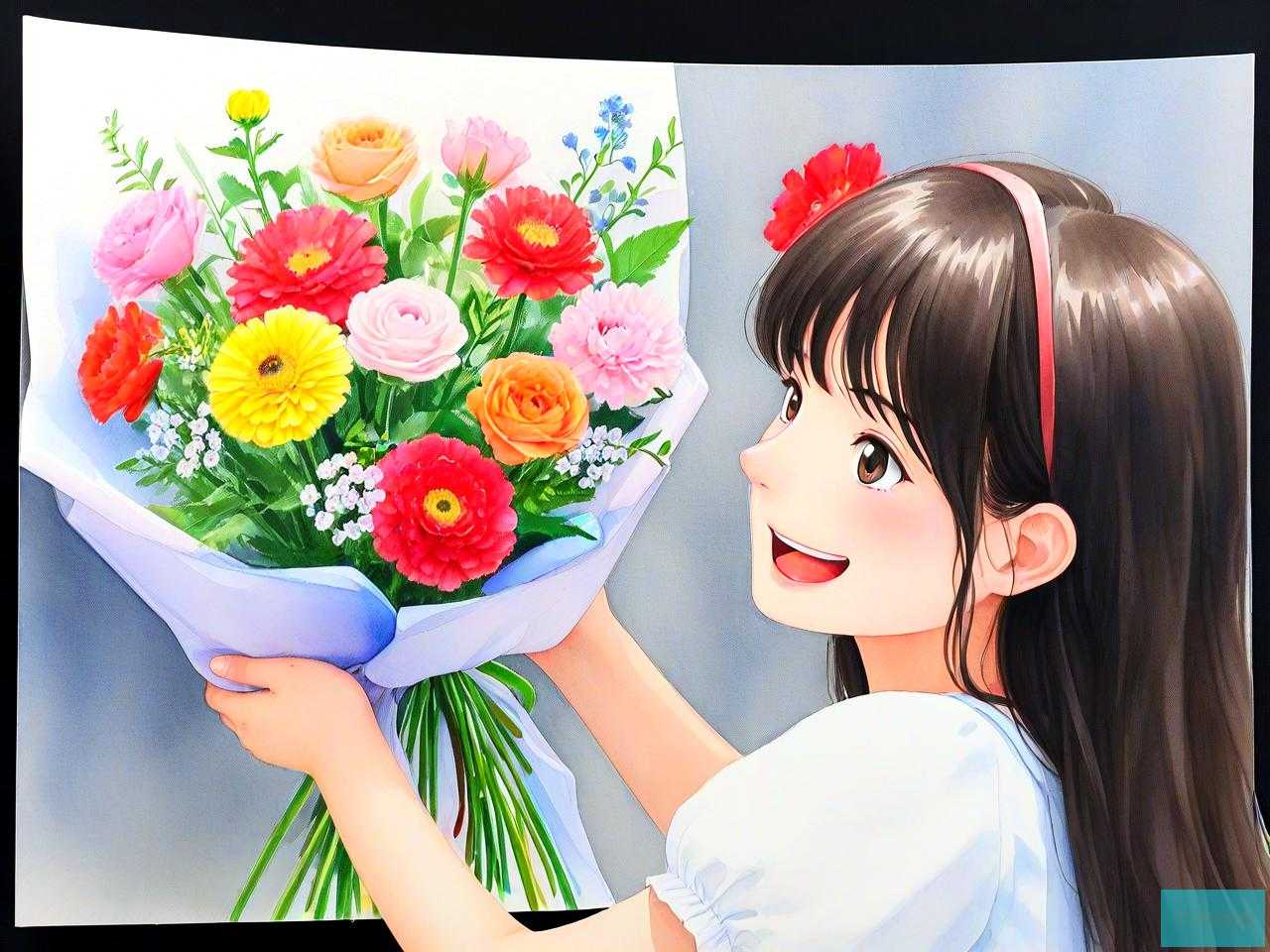 女儿高考完送什么花好