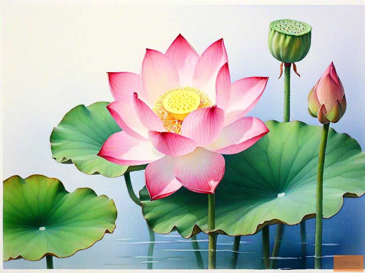 佛手拿莲花是什么意思