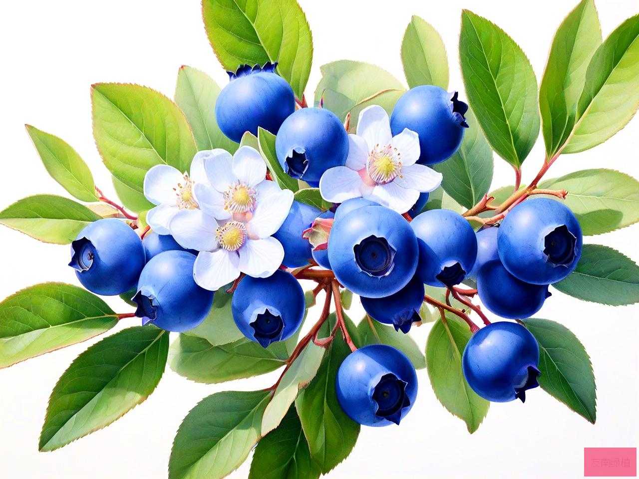 蓝莓开的花是什么样子