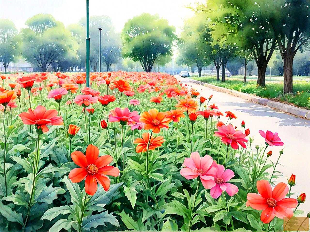 路边绿化花卉品种大全