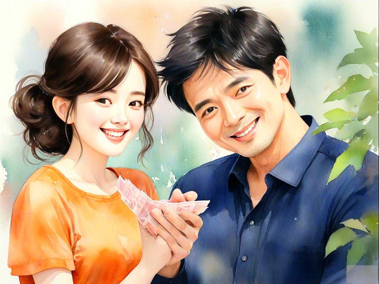 老公挣钱老婆花的句子