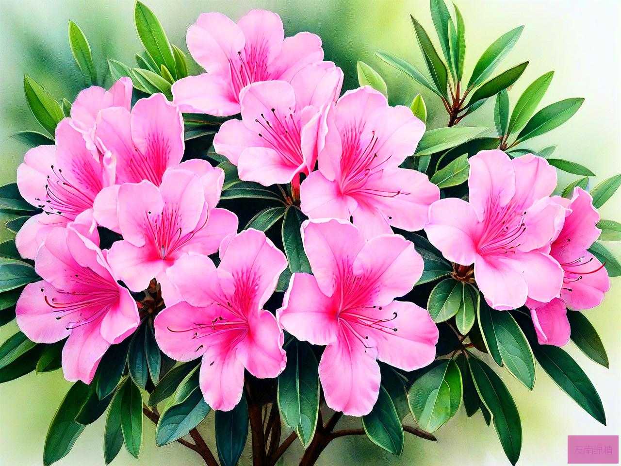怎么描写杜鹃花的样子