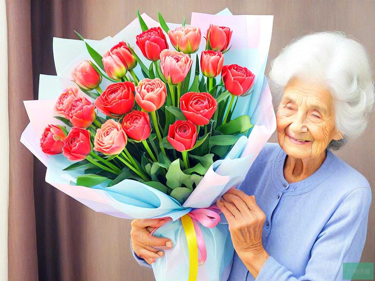 奶奶生日送什么鲜花合适