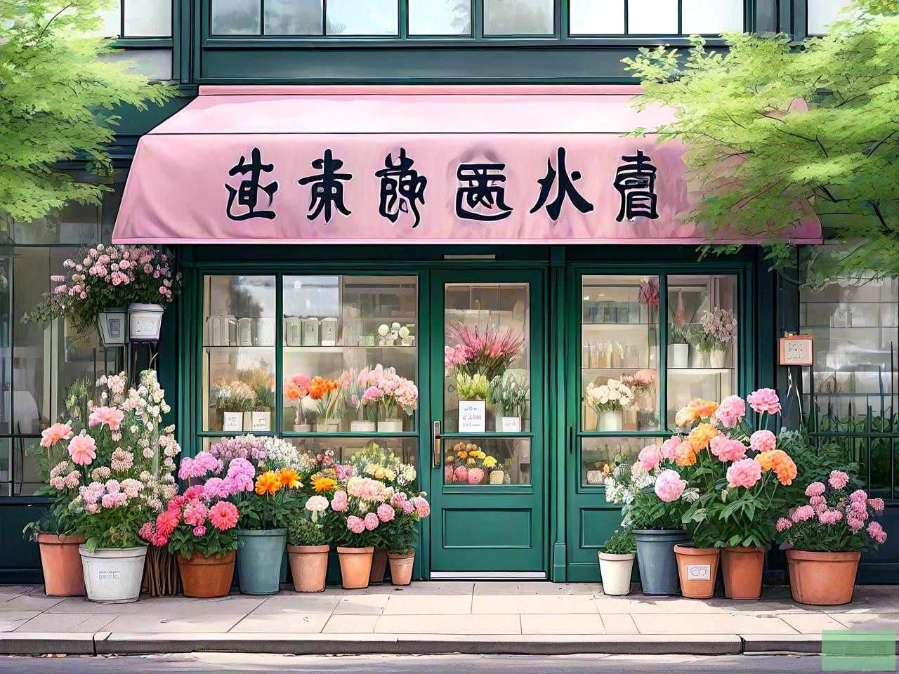 带新字的花店名字大全