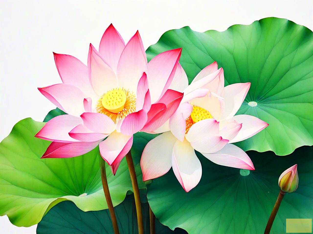 并蒂莲花的寓意和象征