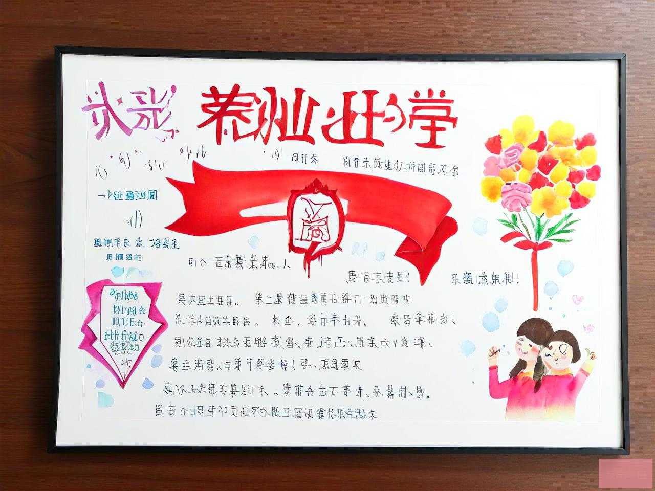 毕业送老师的锦旗文字