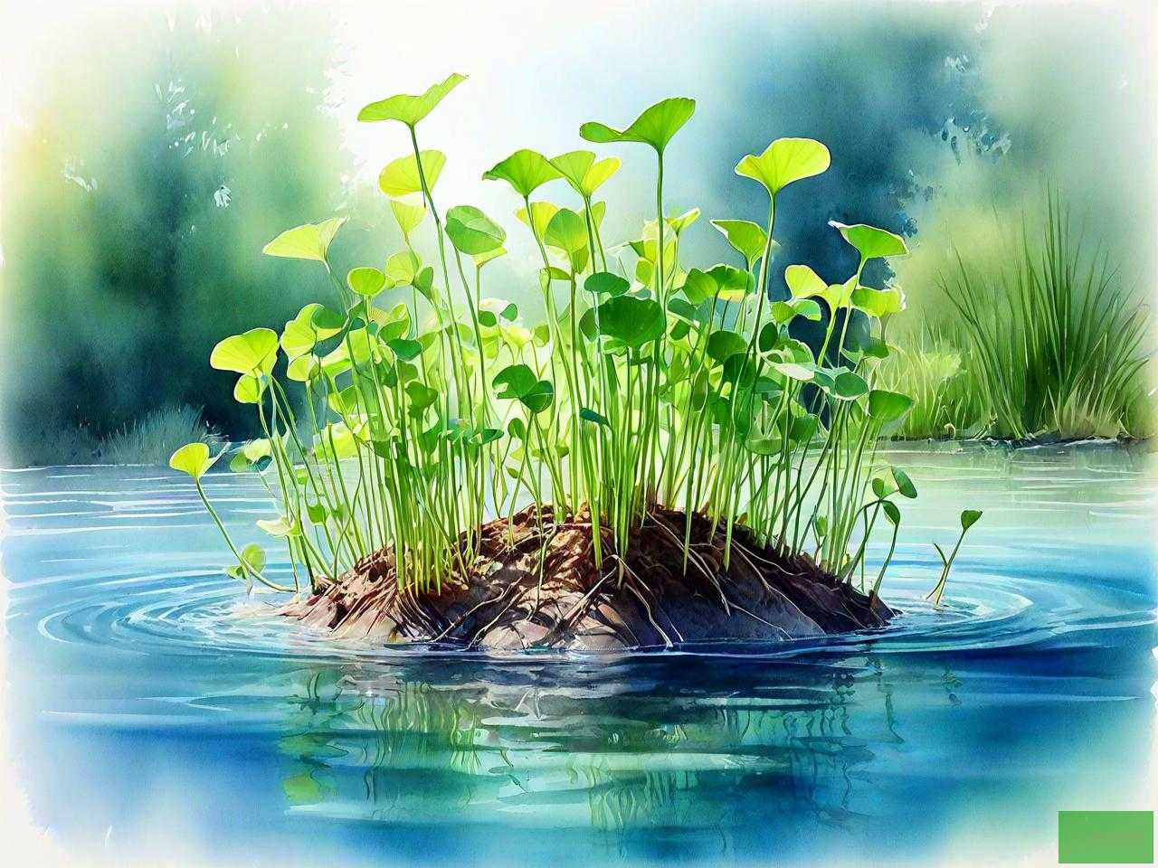 什么植物生长在水里面