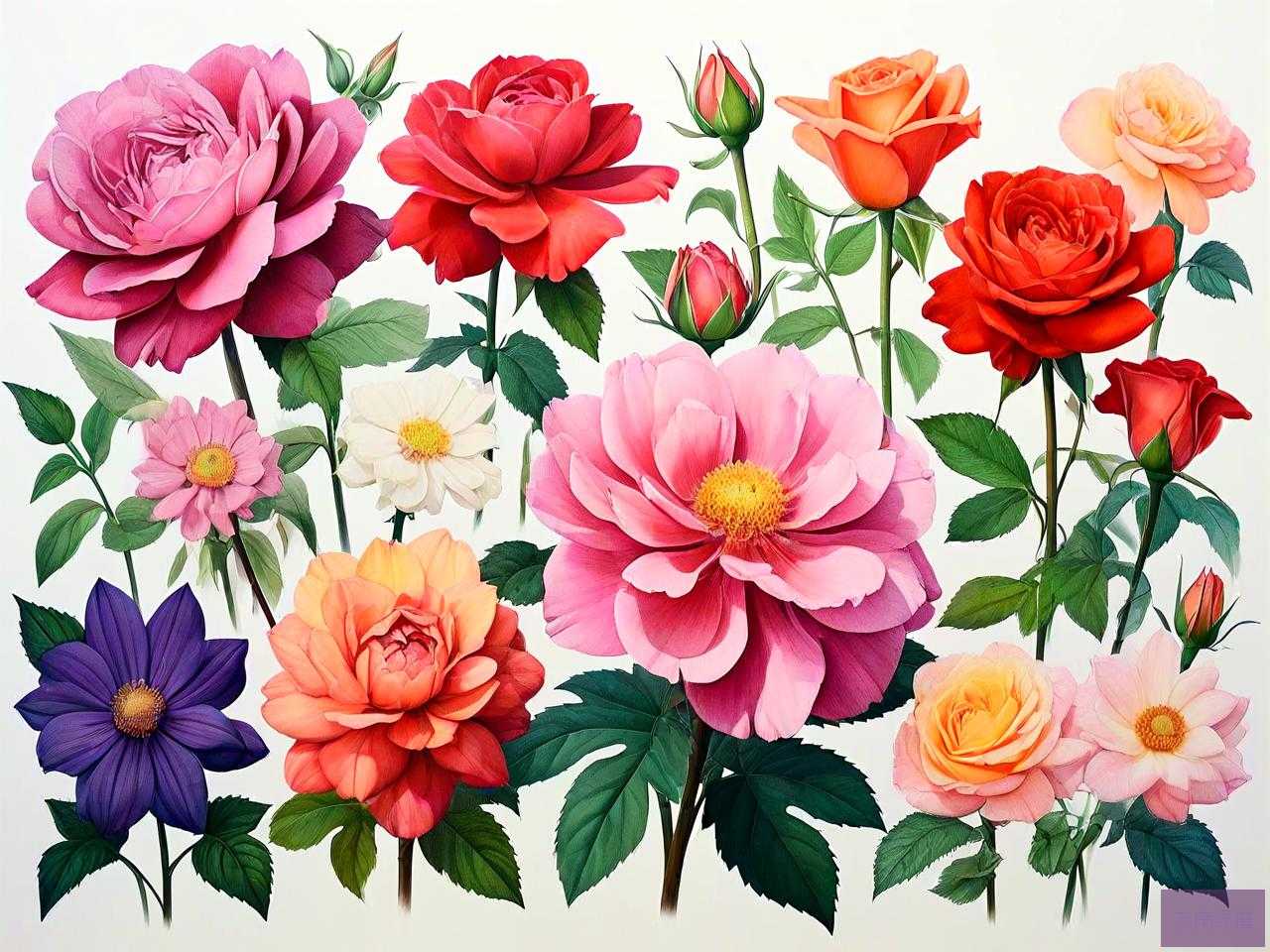 常见的鲜花的品种大全