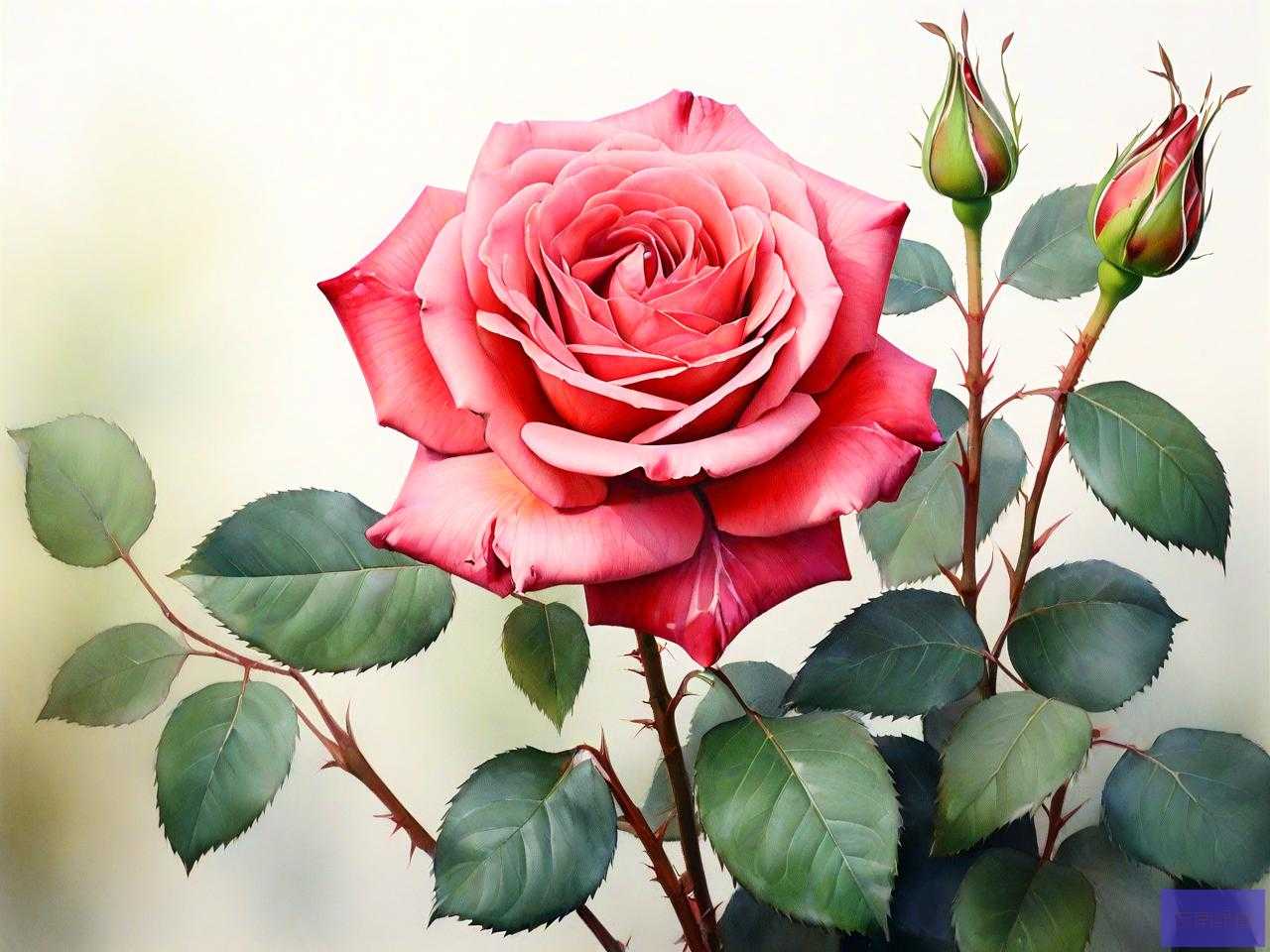 玫瑰花的生长过程记录
