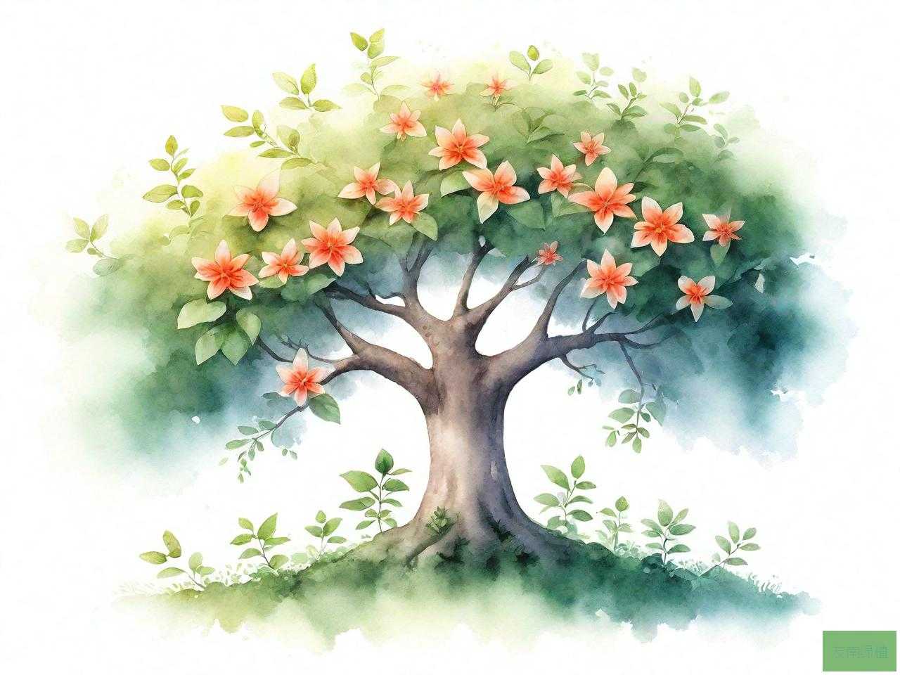 幸福树对什么花草