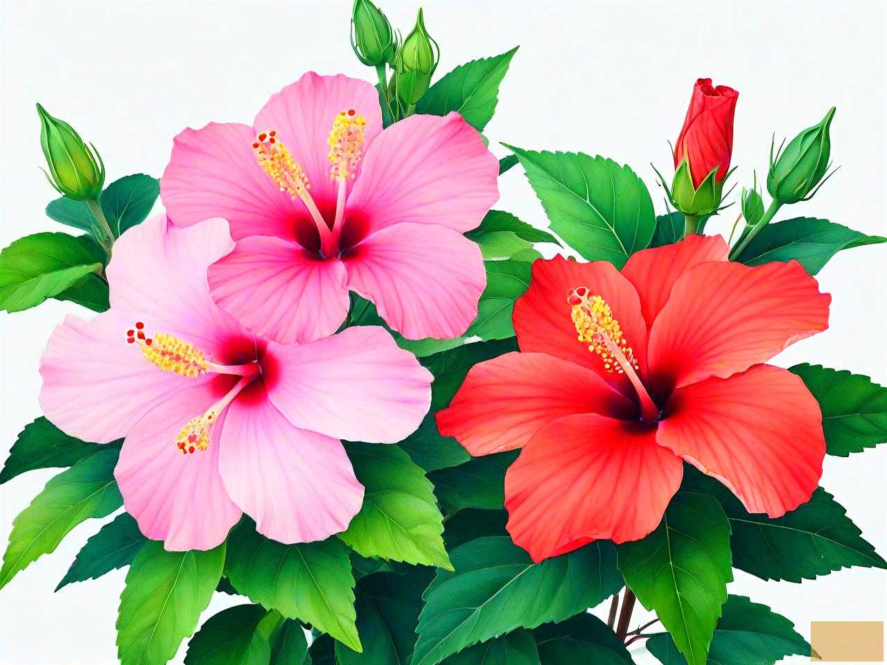 芙蓉花和木槿花的区别