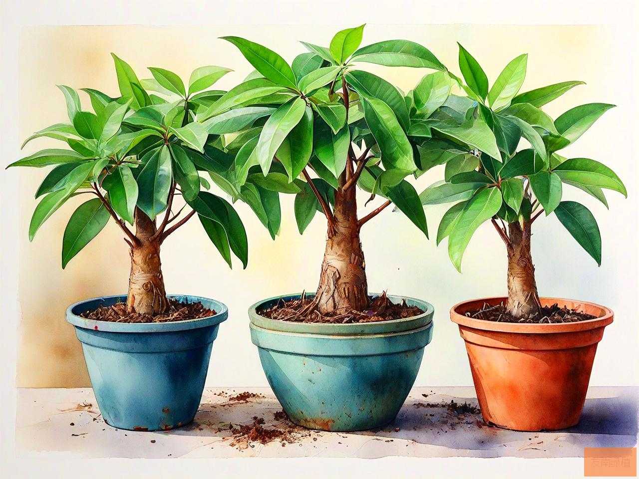 盆栽发财树的养殖方法