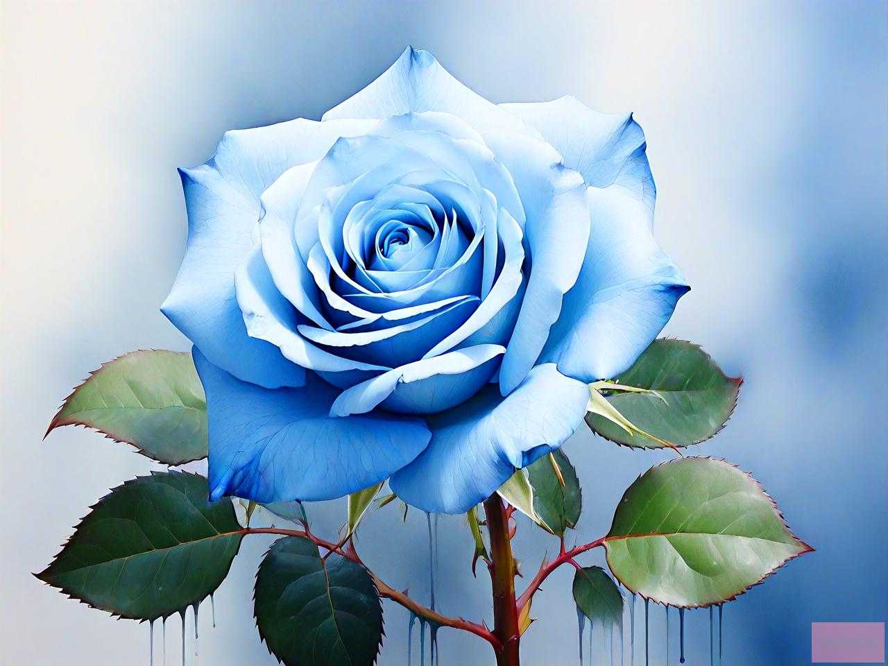 碎冰蓝玫瑰的花语是什么