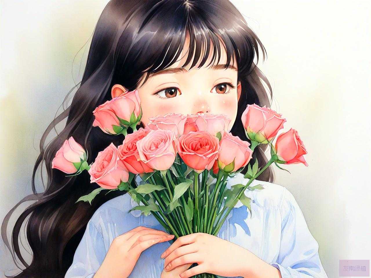 送给刚认识的女生什么花