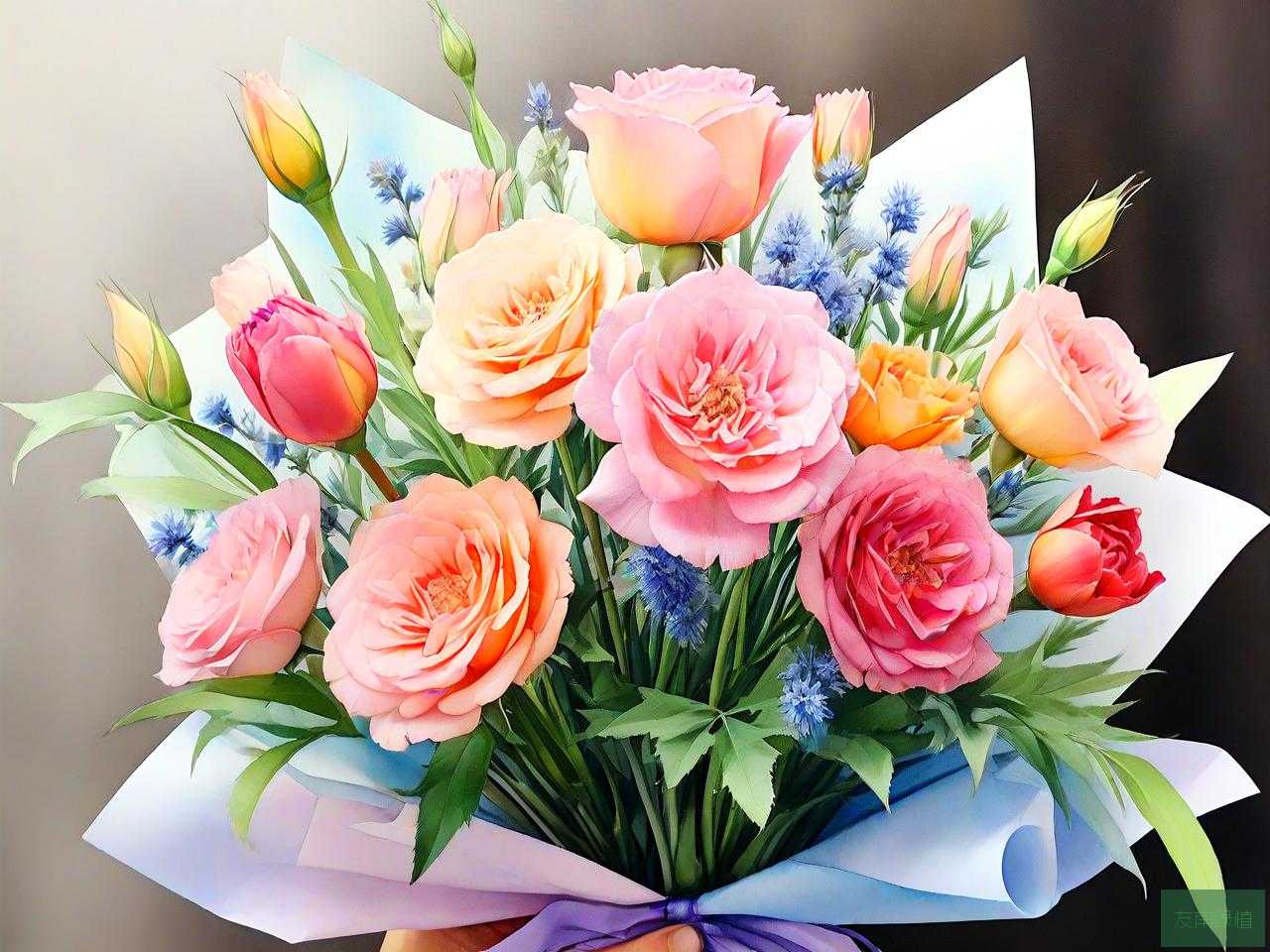 中年人过生日送什么花好