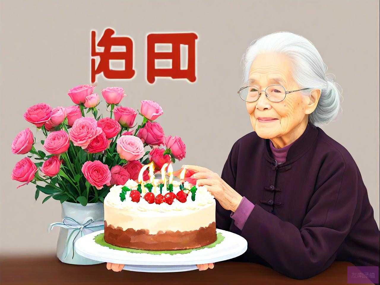 百岁老人生日送什么鲜花