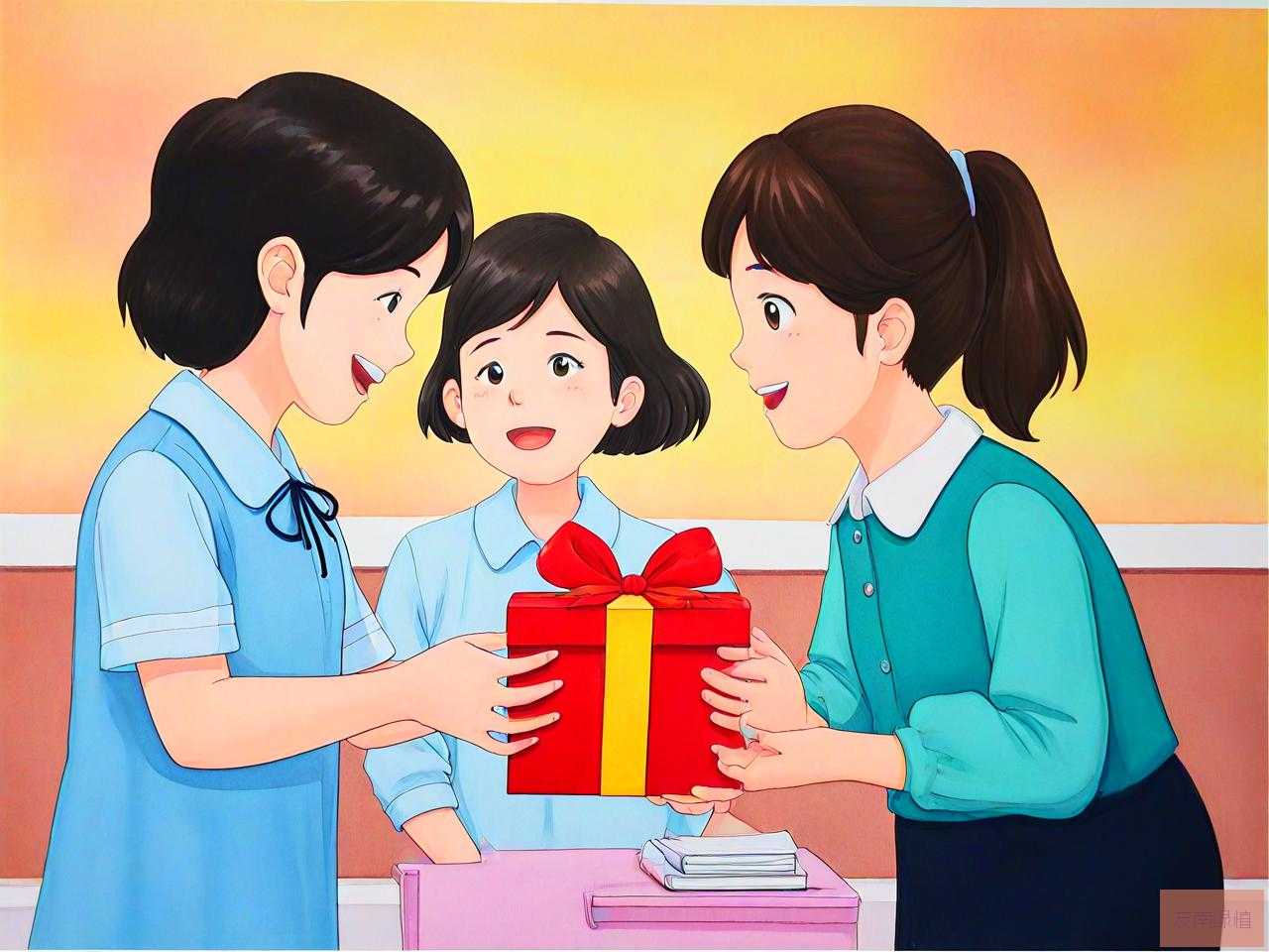 去看小学老师送什么礼物