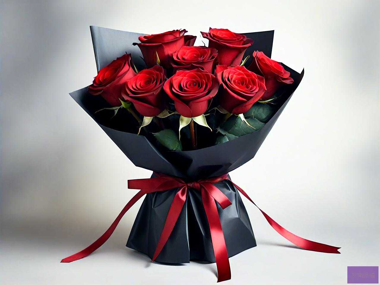 黑色纸包玫瑰花代表什么