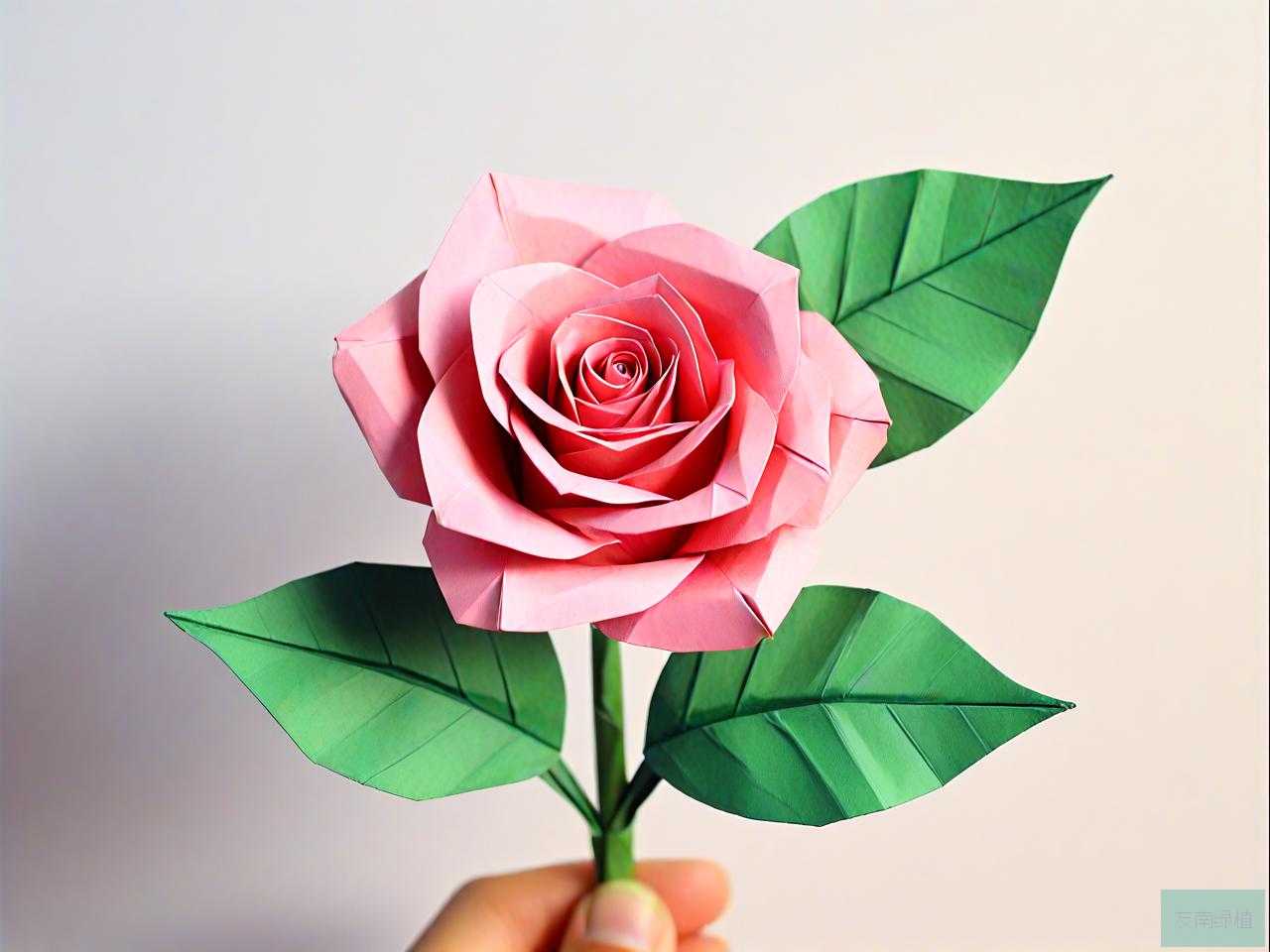 折纸的方法折玫瑰花教程