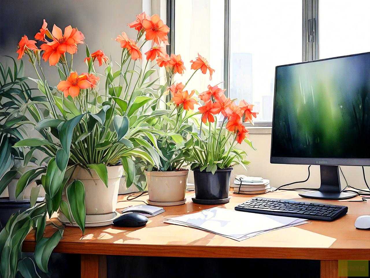 适合办公室养的植物花卉