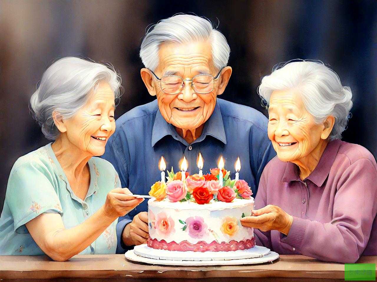 老人过生日送什么花最好