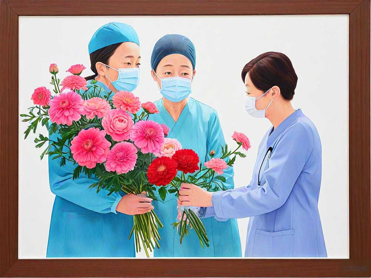 医院看望病人送什么花好
