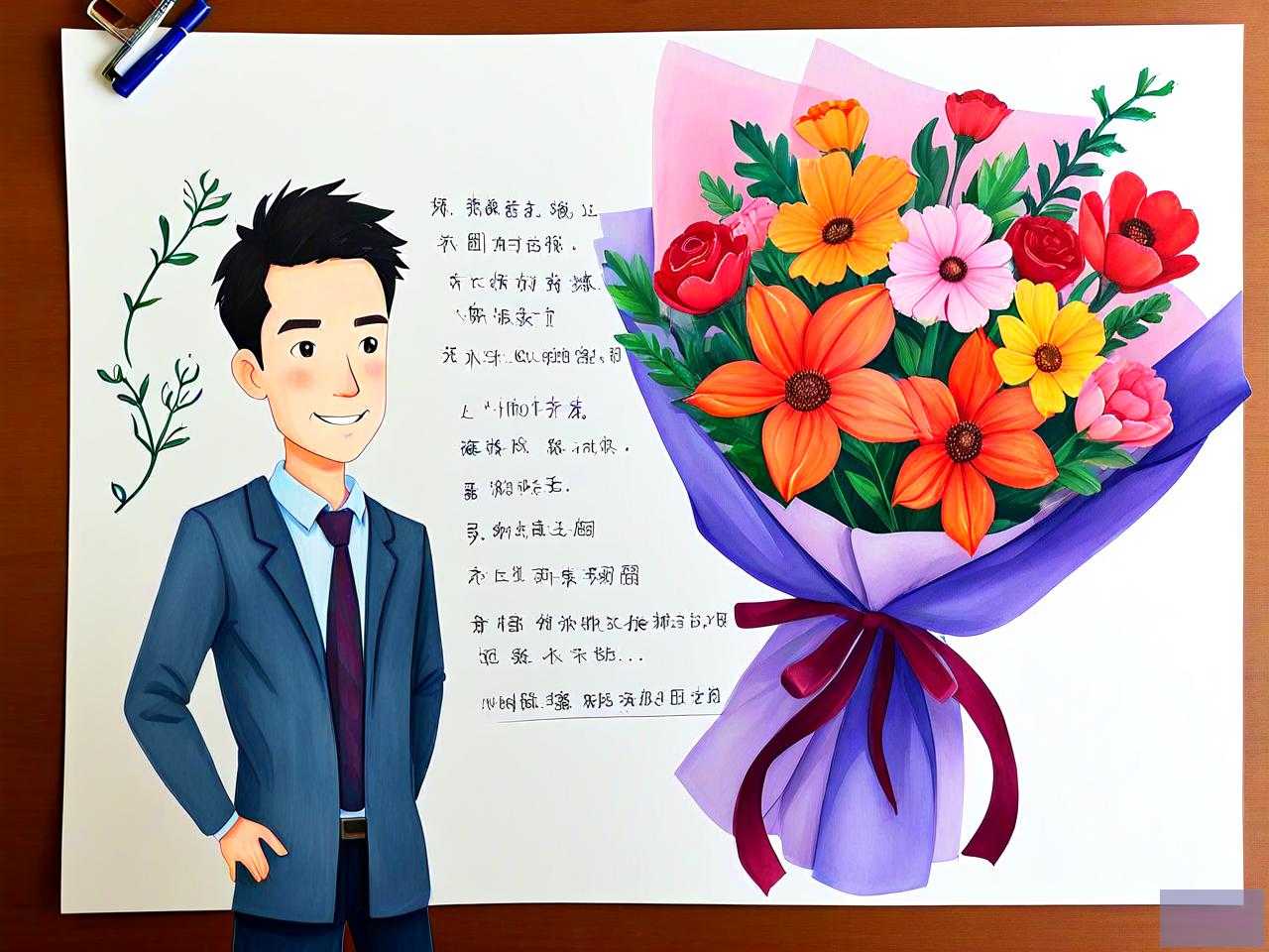家长送给老师什么花合适