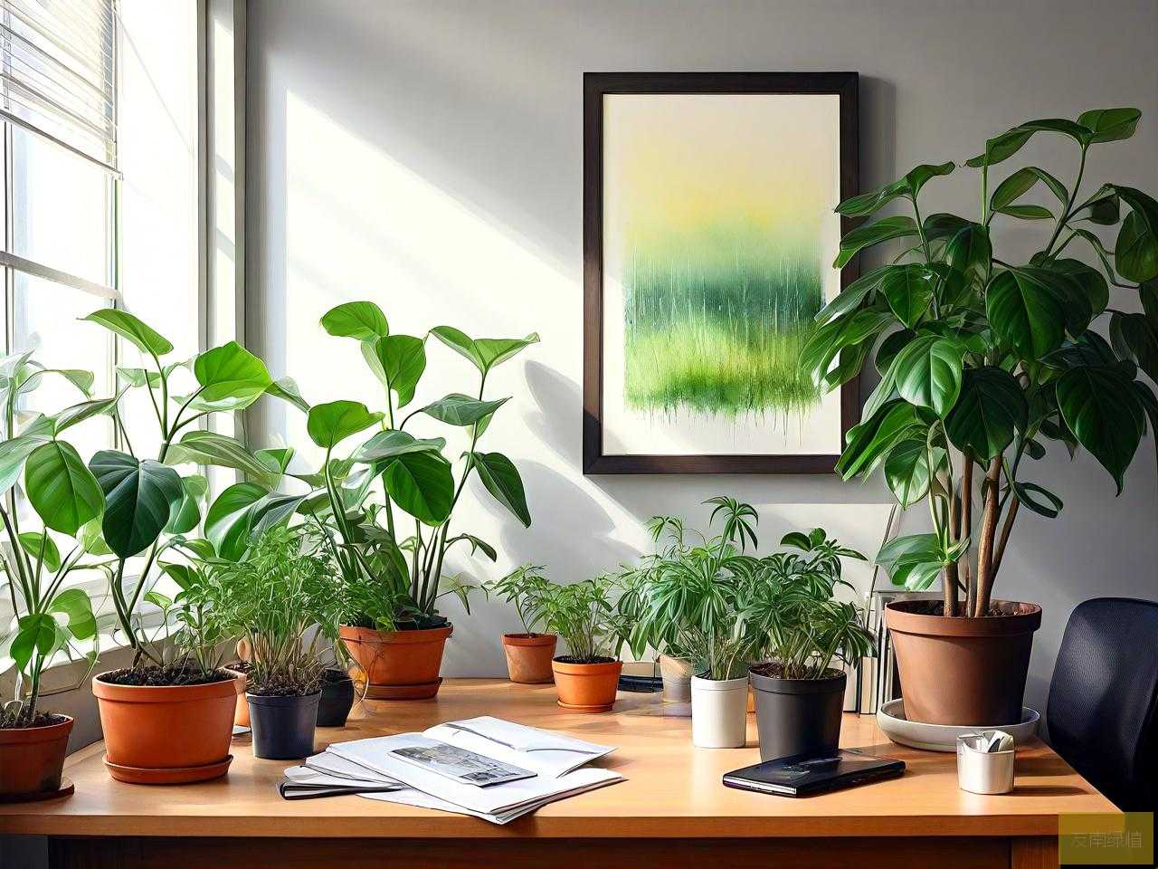办公桌养什么植物旺事业