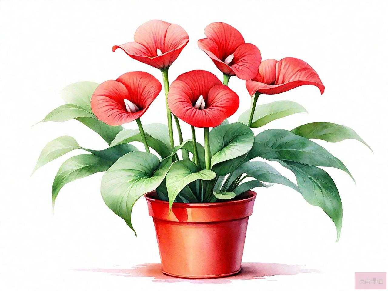 花卉盆栽红掌