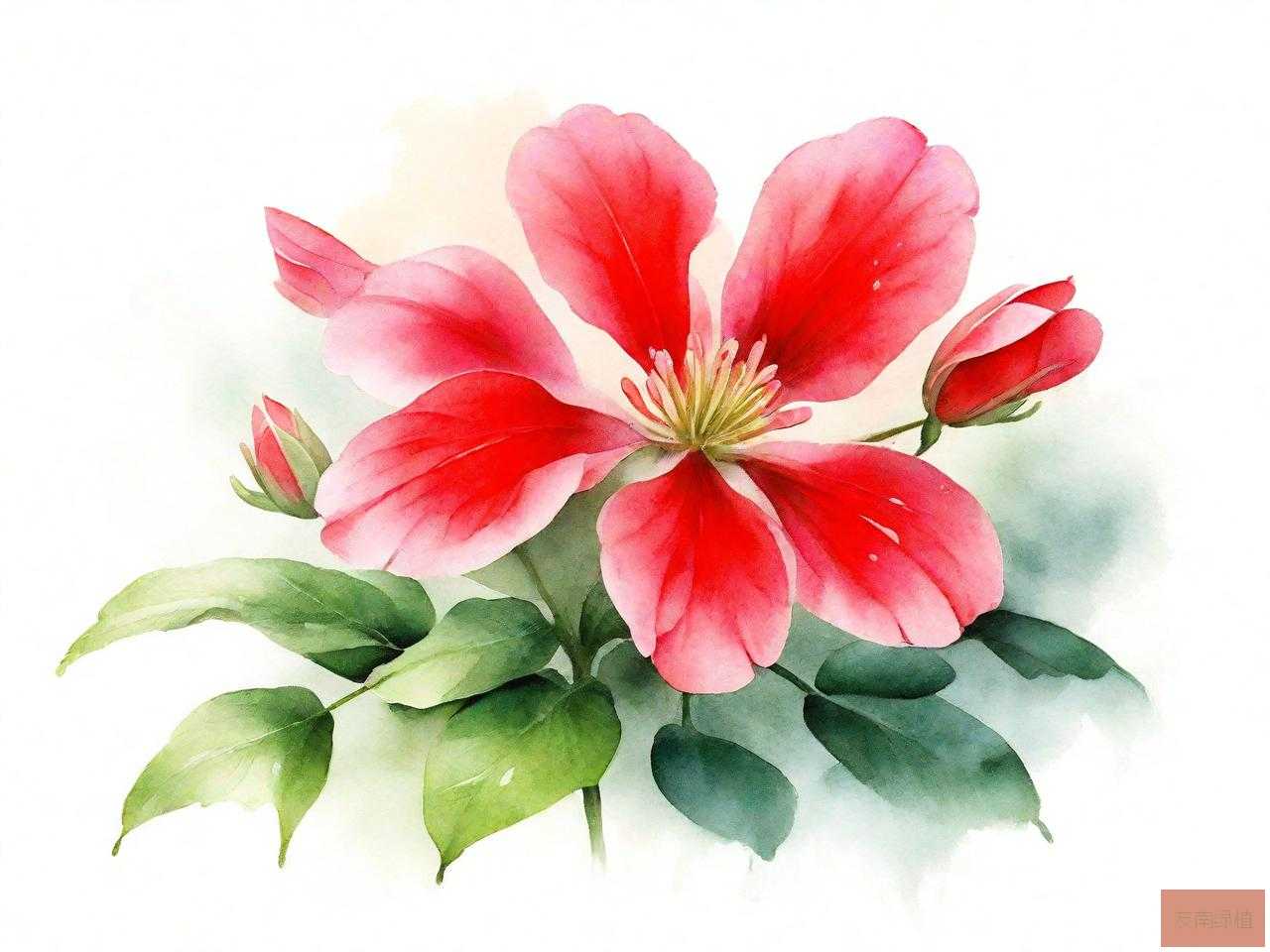 红花榨浆草花