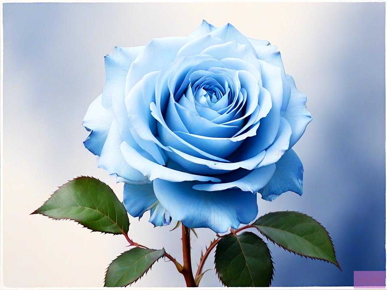 冰蓝玫瑰花语是什么意思