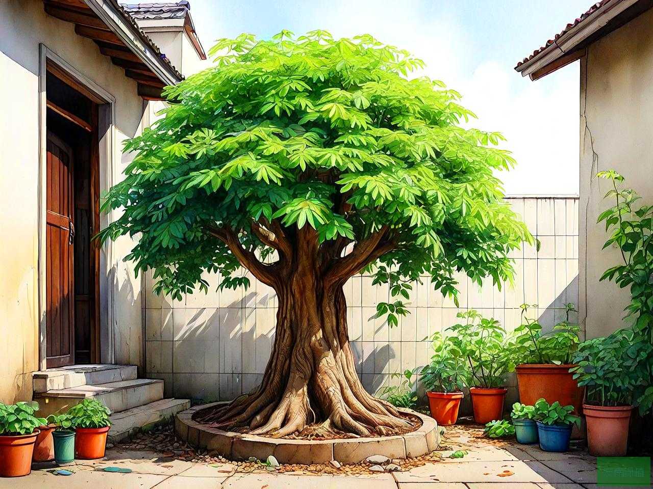 招财树种在院子里好不好