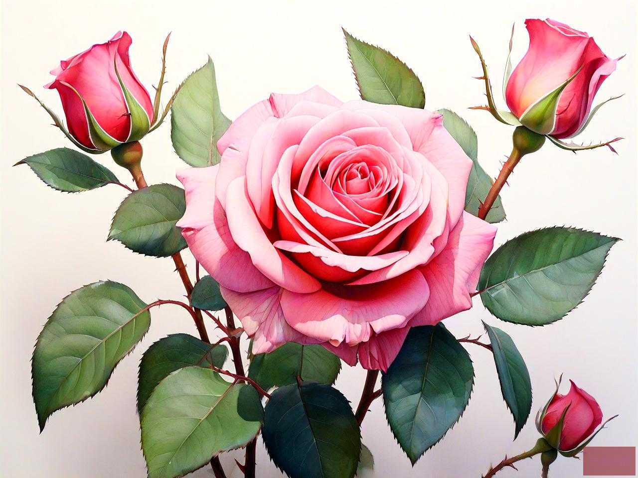 玫瑰花的叶子长什么样