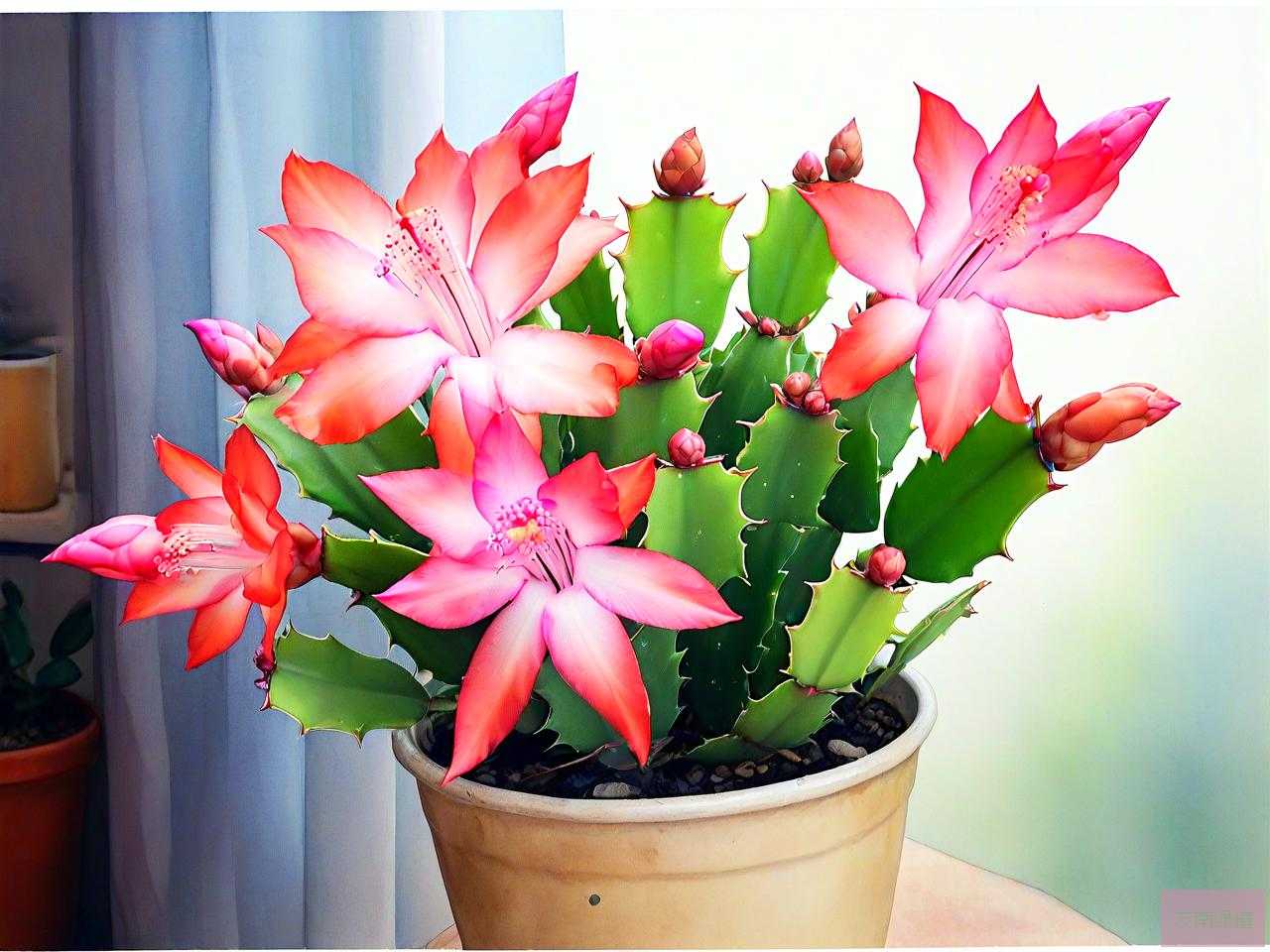蟹爪兰的花是什么样子