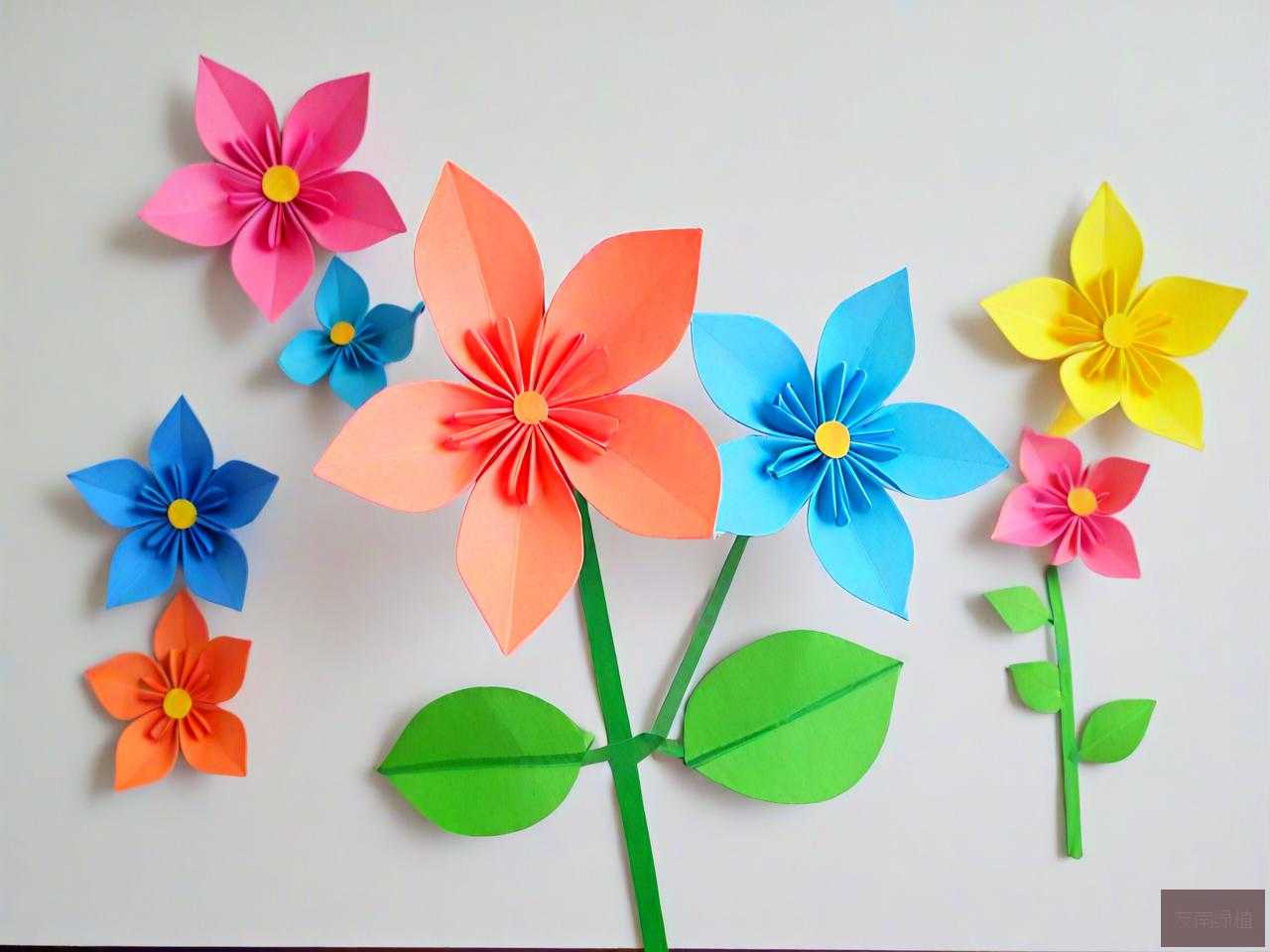 折纸手工花朵制作方法