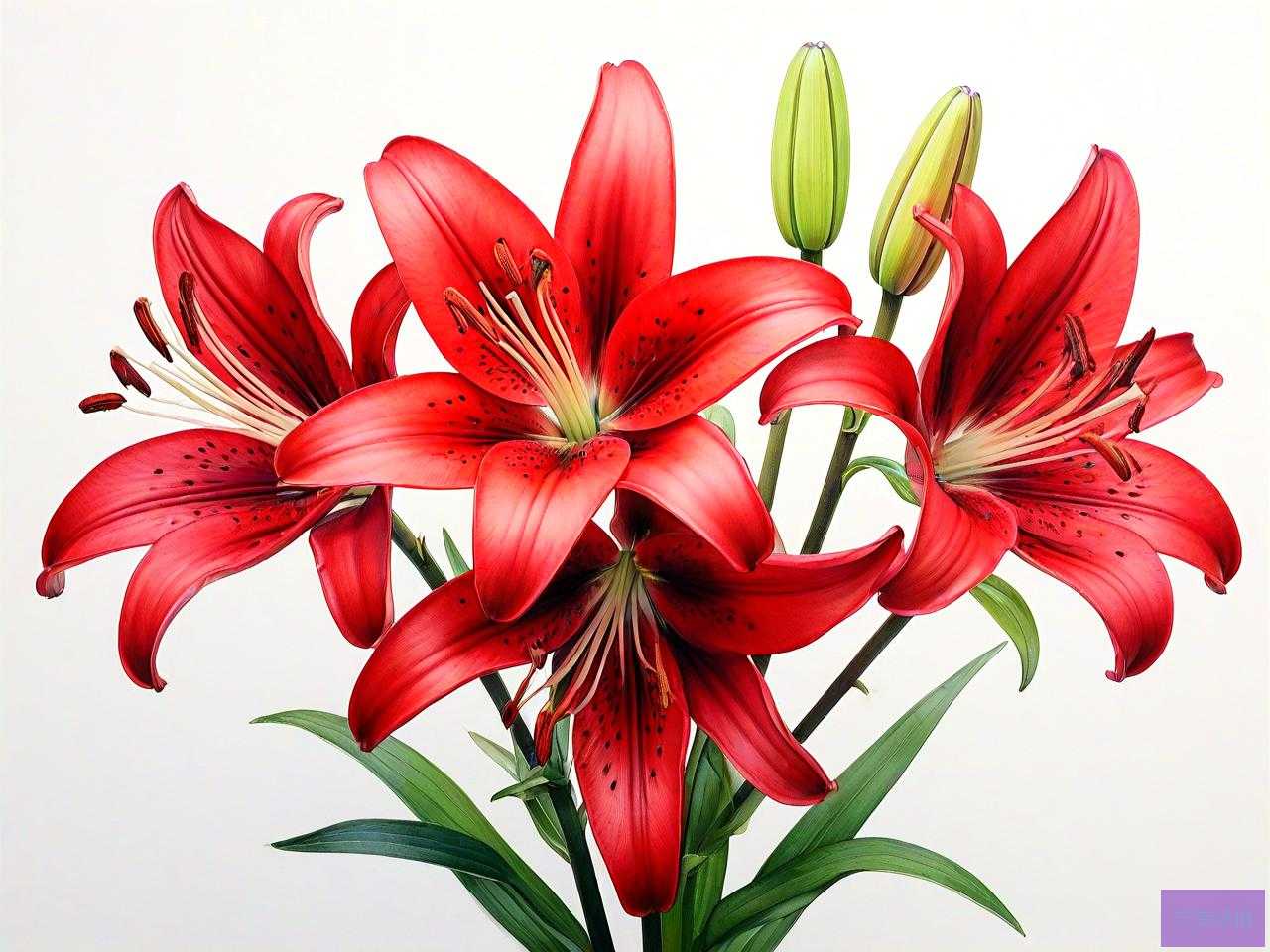 红色百合的花语和寓意