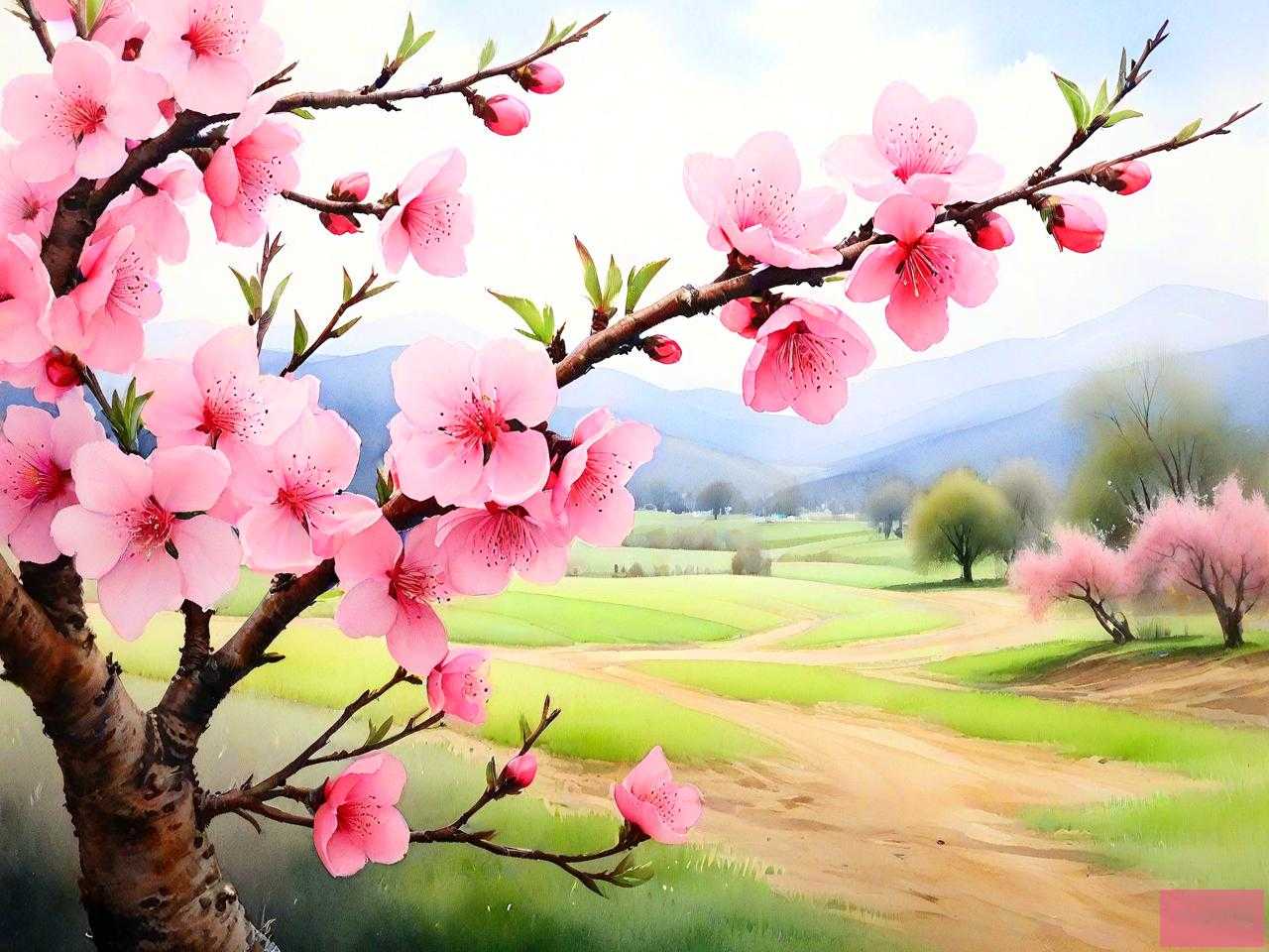 桃花的传播种子的方法