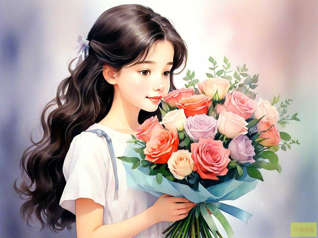 给女生送花时说什么好
